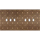 MODELEC - Façade Fascination Laiton Atlas Double Horizontale 6 Basculeurs