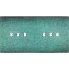 MODELEC - Façade Fascination Laiton Jade Double Horizontale 6 Basculeurs