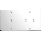 MODELEC - Façade Confidence Laiton Chrome Double Horizontale B1 B2 à Vis