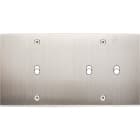 MODELEC - Façade Confidence Laiton Nickel Satine Double Horizontale B1 B2 à Vis