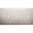MODELEC - Façade Confidence Laiton Nickel Sat Double Horizontale B1 B2