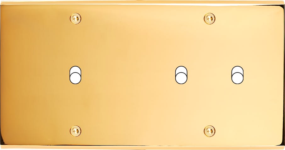 MODELEC - Façade Confidence Laiton Or Miroir Double Horizontale B1 B2 à Vis