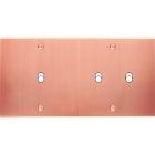MODELEC - Façade Confidence Laiton Cuivre Satine Double Horizontale B1 B2 à Vis
