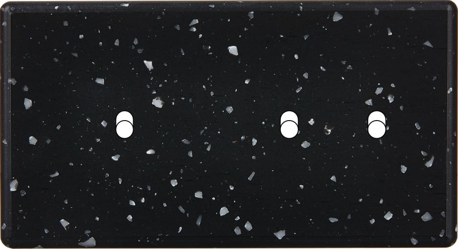 MODELEC - Façade Hitera Terrazzo Noir Double Horizontale B1 B2