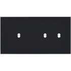 MODELEC - Façade Désir Noir Mat Simple 1 trou USB; Façade à clip.
