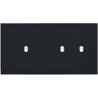 MODELEC - Façade Désir Noir Mat Simple 1 trou USB; Façade à clip.