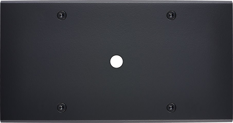 MODELEC - Façade Confidence Laiton Noir Mat Double Horizontale P1 à Vis