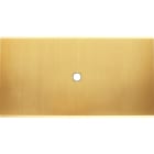 MODELEC - Façade Confidence Laiton Satine Double Horizontale 1 Push