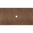 MODELEC - Façade Fascination Laiton Coslan Double Horizontale 1 Push