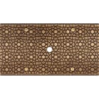 MODELEC - Façade Fascination Laiton Atlas Double Horizontale P1 à Vis