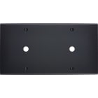 MODELEC - Façade Confidence Laiton Noir Mat Double Horizontale P1 P1 à Vis