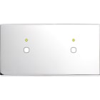 MODELEC - Façade Confidence Laiton Chrome Miroir Double Horizontale P1+Led P1+Led Magnet