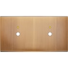 MODELEC - Façade Confidence Laiton Vieux Bronze Double Horizontale P1+Led P1+Led Magnet