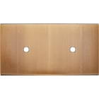MODELEC - Façade Confidence Laiton Vieux Bronze Double Horizontale 2 Push