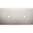 MODELEC - Façade Confidence Laiton Nickel Satine Double Horizontale P1+Led P1+Led Magnet