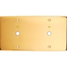 MODELEC - Façade Confidence Laiton Or Miroir Double Horizontale P1+Led P1+Led à Vis