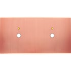 MODELEC - Façade Confidence Laiton Cuivre Satine Double Horizontale P1+Led P1+Led Magnet