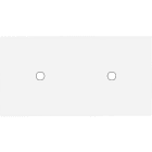 MODELEC - Façade Confidence Laiton Blanc Email Double Horizontale 2 Push
