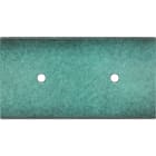 MODELEC - Façade Fascination Laiton Jade Double Horizontale 2 Push