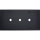 MODELEC - Façade Confidence Laiton Noir Mat Double Horizontale P3 à Vis