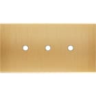 MODELEC - Façade Confidence Laiton Brosse Double Horizontale 3 Push