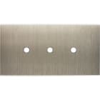 MODELEC - Façade Confidence Laiton Acier Double Horizontale 3 Push