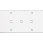 MODELEC - Façade Confidence Laiton Blanc Mat Double Horizontale P3 à Vis