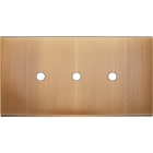 MODELEC - Façade Confidence Laiton Vieux Bronze Double Horizontale 3 Push