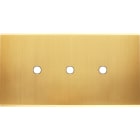 MODELEC - Façade Confidence Laiton Satine Double Horizontale 3 Push