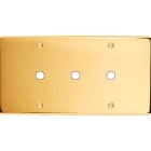 MODELEC - Façade Confidence Laiton Or Miroir Double Horizontale P3 à Vis