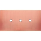 MODELEC - Façade Confidence Laiton Cuivre Satine Double Horizontale 3 Push