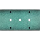 MODELEC - Façade Fascination Laiton Jade Double Horizontale P3 à Vis