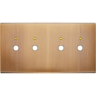 MODELEC - Façade Confidence Laiton Vieux Bronze Double Horizontale P2+Led P2+Led Magnet