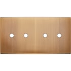 MODELEC - Façade Confidence Laiton Vieux Bronze Double Horizontale 4 Push