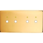MODELEC - Façade Confidence Laiton Or Miroir Double Horizontale P2+Led P2+Led Magnetique