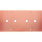 MODELEC - Façade Confidence Laiton Cuivre Satine Double Horizontale P4 à Vis