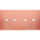 MODELEC - Façade Confidence Laiton Cuivre Satine Double Horizontale 4 Push
