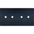 MODELEC - Façade Fascination Laiton Ombre Double Horizontale 4 Push