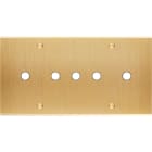 MODELEC - Façade Confidence Laiton Brosse Double Horizontale P5 à Vis