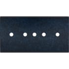 MODELEC - Façade Fascination Laiton Ombre Double Horizontale 5 Push