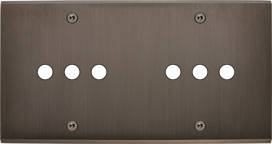 MODELEC - Façade Confidence Laiton Canon De Fusil Double Horizontale P6 à Vis