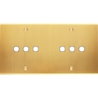 MODELEC - Façade Confidence Laiton Satine Double Horizontale P6 à Vis