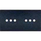 MODELEC - Façade Fascination Laiton Ombre Double Horizontale 6 Push