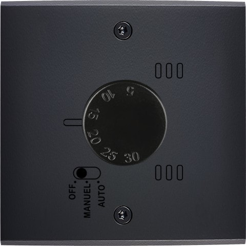 MODELEC - Façade Confidence Laiton Noir Mat Simple Th1 à Vis