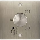 MODELEC - Façade Confidence Laiton Acier Brosse Simple Th1 à Vis