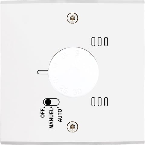 MODELEC - Façade Confidence Laiton Blanc Mat Simple Th1 à Vis