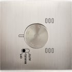 MODELEC - Façade Laiton Nickel Satine Simple Thermostat Magnetique