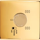 MODELEC - Façade Laiton Or Miroir Simple Thermostat Magnetique