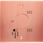 MODELEC - Façade Laiton Cuivre Satine Simple Thermostat à Vis