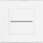 MODELEC - Façade Laiton Blanc Bouton plat pour Variateur Bluetooth magnétique